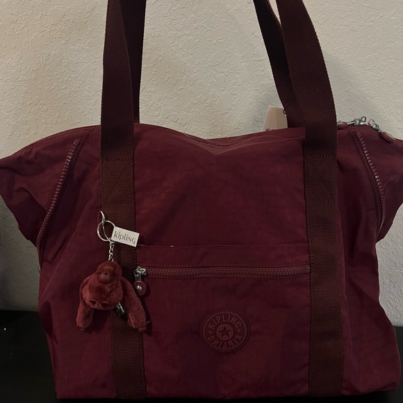 Kipling Handbags - Kipling Lounge Wine Art M Tote Bag